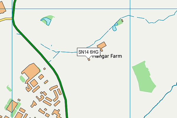 SN14 6HG map - OS VectorMap District (Ordnance Survey)