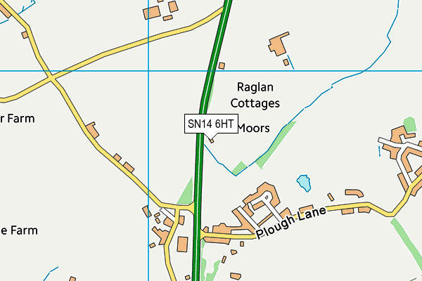 SN14 6HT map - OS VectorMap District (Ordnance Survey)