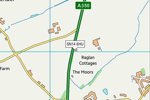 SN14 6HU map - OS VectorMap District (Ordnance Survey)