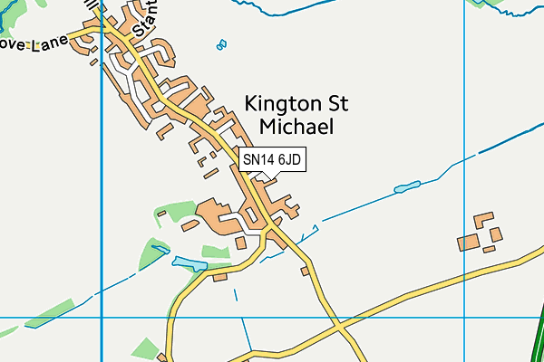 SN14 6JD map - OS VectorMap District (Ordnance Survey)