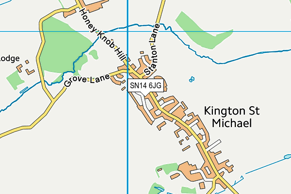 Kington St Michael Church of England Primary School map (SN14 6JG) - OS VectorMap District (Ordnance Survey)