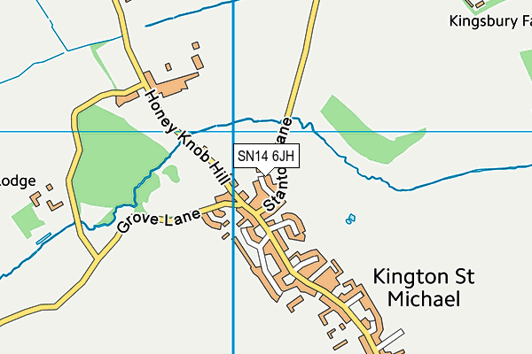 SN14 6JH map - OS VectorMap District (Ordnance Survey)