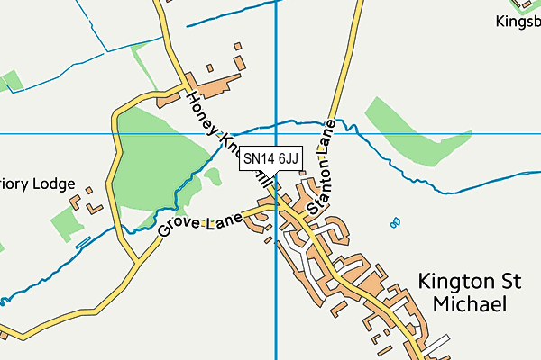 SN14 6JJ map - OS VectorMap District (Ordnance Survey)