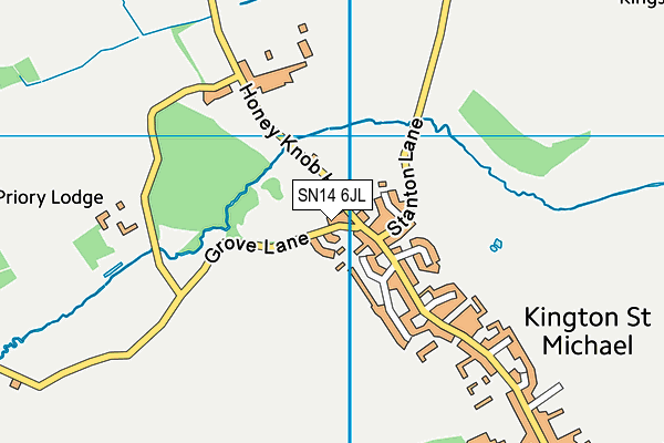 SN14 6JL map - OS VectorMap District (Ordnance Survey)