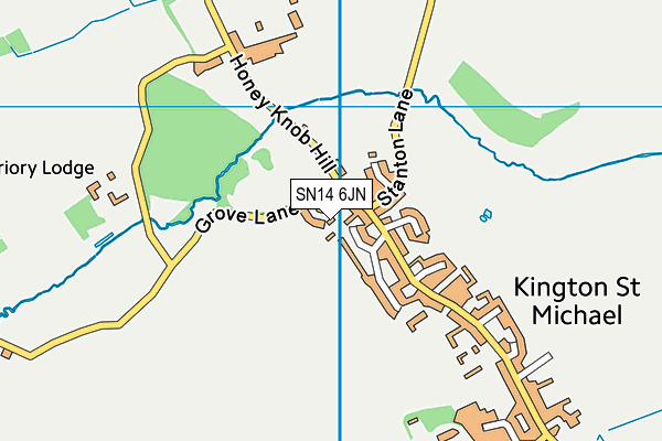 Kington St Michael Recreation Field (Closed) map (SN14 6JN) - OS VectorMap District (Ordnance Survey)