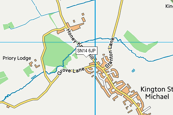 SN14 6JP map - OS VectorMap District (Ordnance Survey)