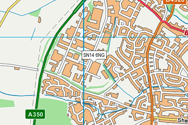 SN14 6NG map - OS VectorMap District (Ordnance Survey)