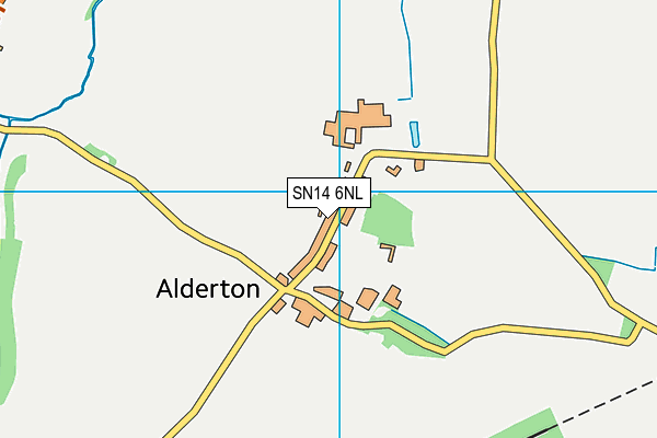SN14 6NL map - OS VectorMap District (Ordnance Survey)