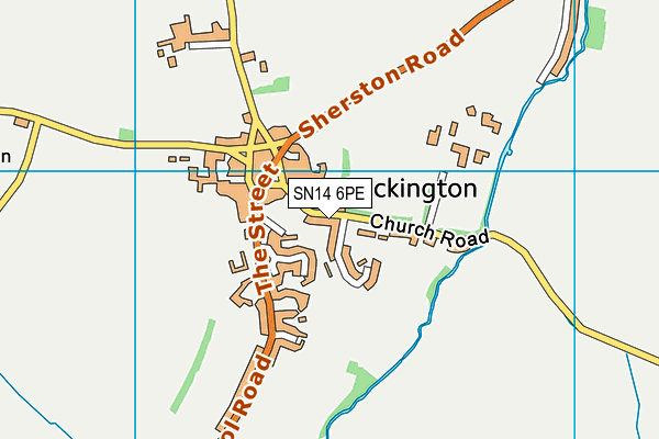 SN14 6PE map - OS VectorMap District (Ordnance Survey)