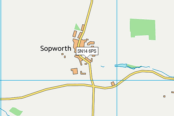 SN14 6PS map - OS VectorMap District (Ordnance Survey)