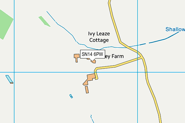 SN14 6PW map - OS VectorMap District (Ordnance Survey)