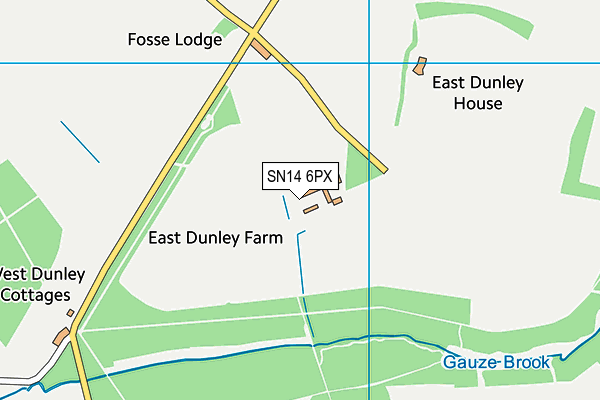 SN14 6PX map - OS VectorMap District (Ordnance Survey)