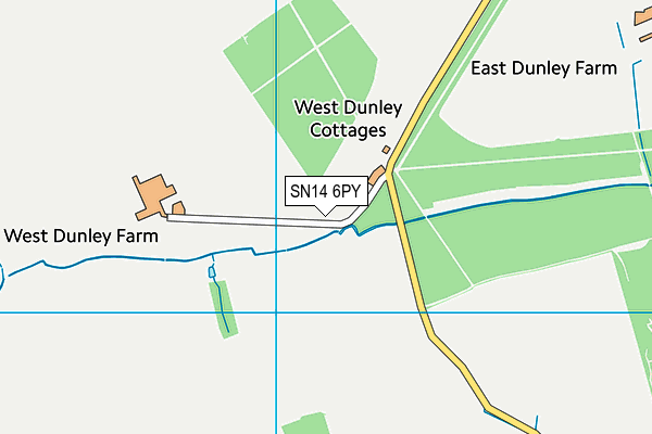 SN14 6PY map - OS VectorMap District (Ordnance Survey)
