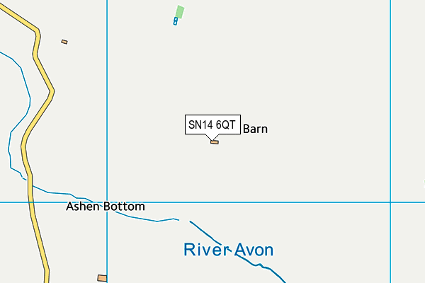 SN14 6QT map - OS VectorMap District (Ordnance Survey)