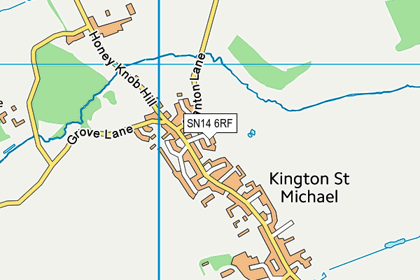 SN14 6RF map - OS VectorMap District (Ordnance Survey)