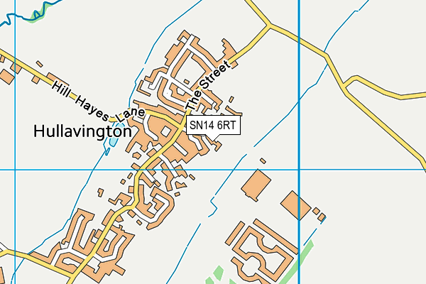 SN14 6RT map - OS VectorMap District (Ordnance Survey)