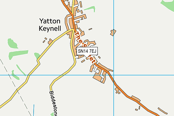 SN14 7EJ map - OS VectorMap District (Ordnance Survey)