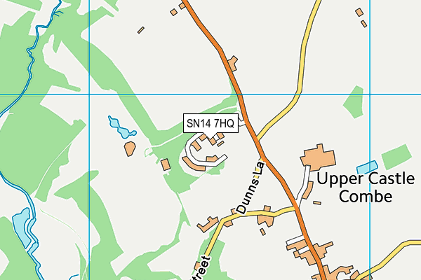 SN14 7HQ map - OS VectorMap District (Ordnance Survey)