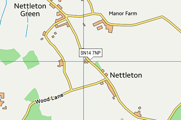 SN14 7NP map - OS VectorMap District (Ordnance Survey)