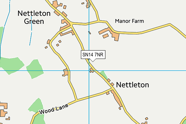 SN14 7NR map - OS VectorMap District (Ordnance Survey)