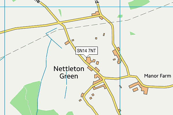 SN14 7NT map - OS VectorMap District (Ordnance Survey)