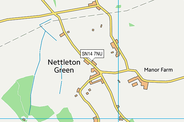 SN14 7NU map - OS VectorMap District (Ordnance Survey)