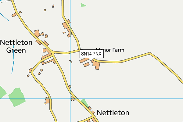 SN14 7NX map - OS VectorMap District (Ordnance Survey)