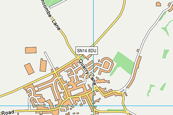 Colerne CofE Primary School map (SN14 8DU) - OS VectorMap District (Ordnance Survey)
