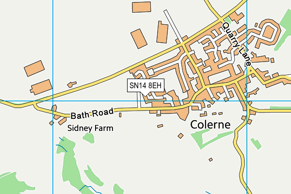 SN14 8EH map - OS VectorMap District (Ordnance Survey)