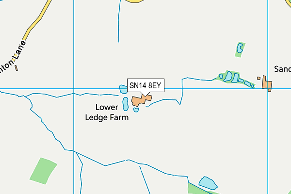 SN14 8EY map - OS VectorMap District (Ordnance Survey)