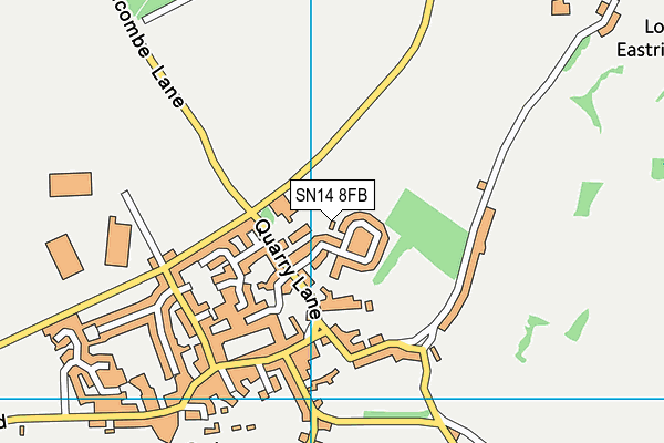 SN14 8FB map - OS VectorMap District (Ordnance Survey)