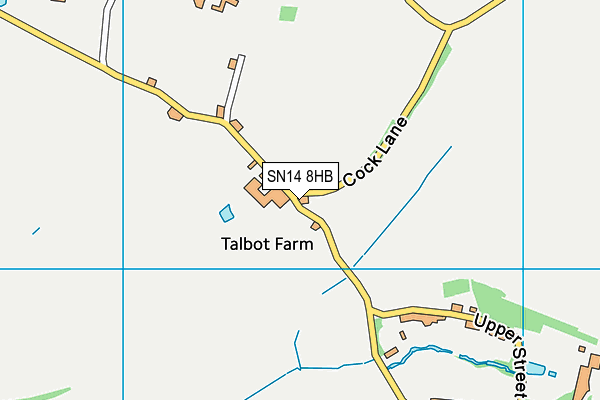 SN14 8HB map - OS VectorMap District (Ordnance Survey)