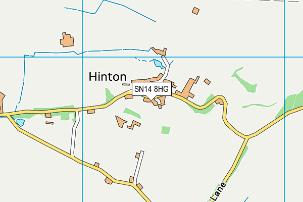 SN14 8HG map - OS VectorMap District (Ordnance Survey)