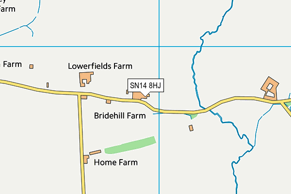SN14 8HJ map - OS VectorMap District (Ordnance Survey)