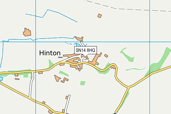 SN14 8HQ map - OS VectorMap District (Ordnance Survey)