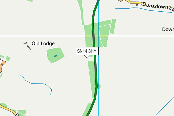 SN14 8HY map - OS VectorMap District (Ordnance Survey)