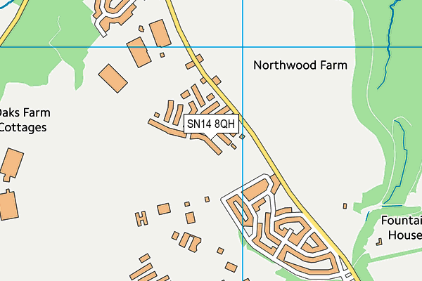 SN14 8QH map - OS VectorMap District (Ordnance Survey)