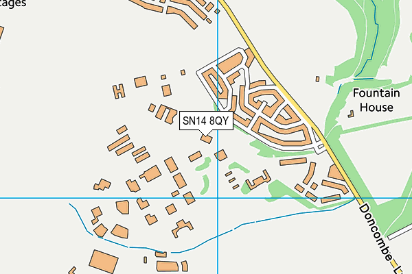 SN14 8QY map - OS VectorMap District (Ordnance Survey)