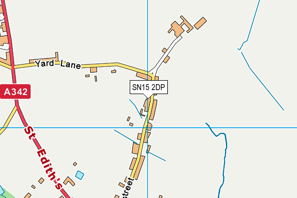 SN15 2DP map - OS VectorMap District (Ordnance Survey)