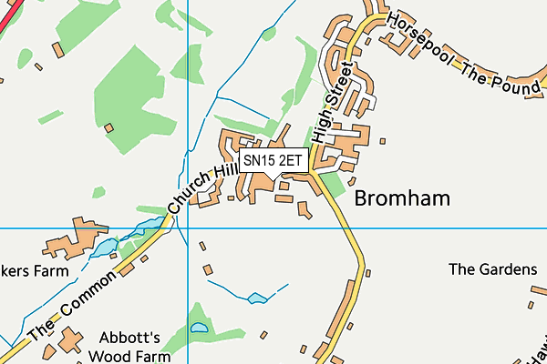 SN15 2ET map - OS VectorMap District (Ordnance Survey)