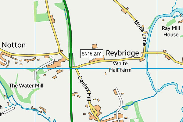 SN15 2JY map - OS VectorMap District (Ordnance Survey)