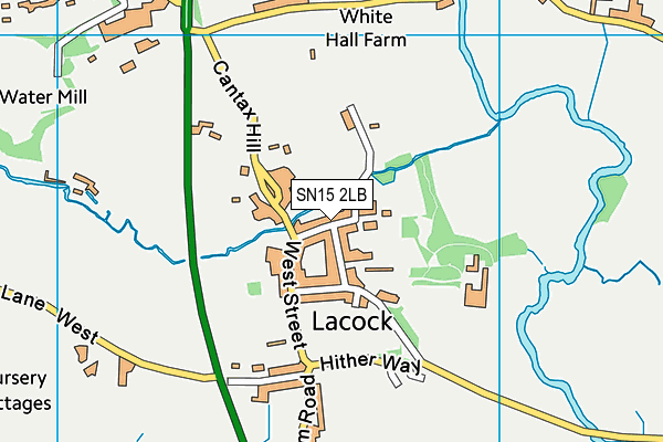 Map of BLACK DOG TURNPIKE LTD at district scale