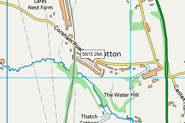 SN15 2NA map - OS VectorMap District (Ordnance Survey)