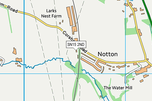 SN15 2ND map - OS VectorMap District (Ordnance Survey)