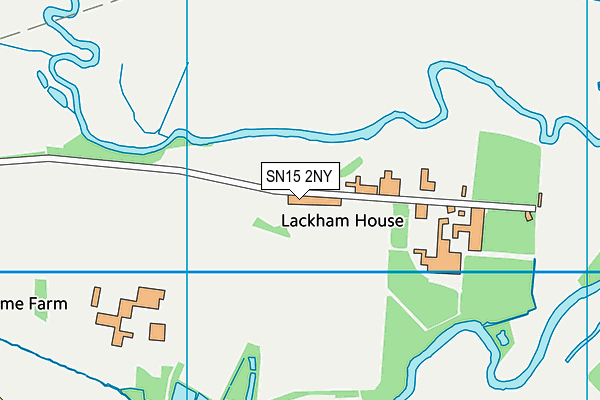 Wiltshire College Lackham map (SN15 2NY) - OS VectorMap District (Ordnance Survey)