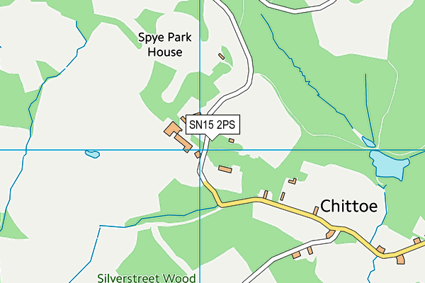 Spye Park Cricket Club map (SN15 2PS) - OS VectorMap District (Ordnance Survey)