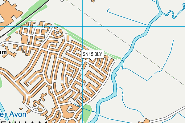 SN15 3LY map - OS VectorMap District (Ordnance Survey)