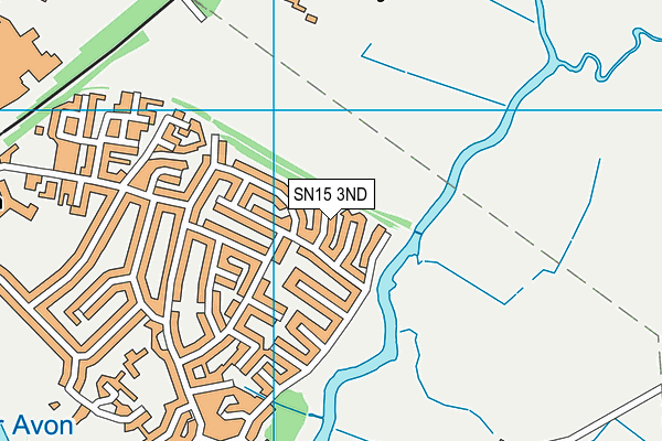 SN15 3ND map - OS VectorMap District (Ordnance Survey)