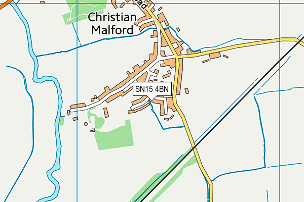Map of CHIPPENHAM RIFLE AND PISTOL CLUB CIC at district scale
