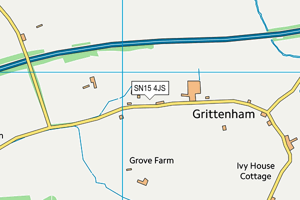 SN15 4JS map - OS VectorMap District (Ordnance Survey)